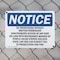 Signmission No Trespassing Without Written Permission OSHA Notice Sign, Plastic, 14in W x 10in L, 2PK OS-2PACK-NS-P-1014-L-15007 - alternate 3